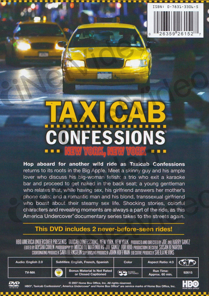 Taxi Cab Cumfessions